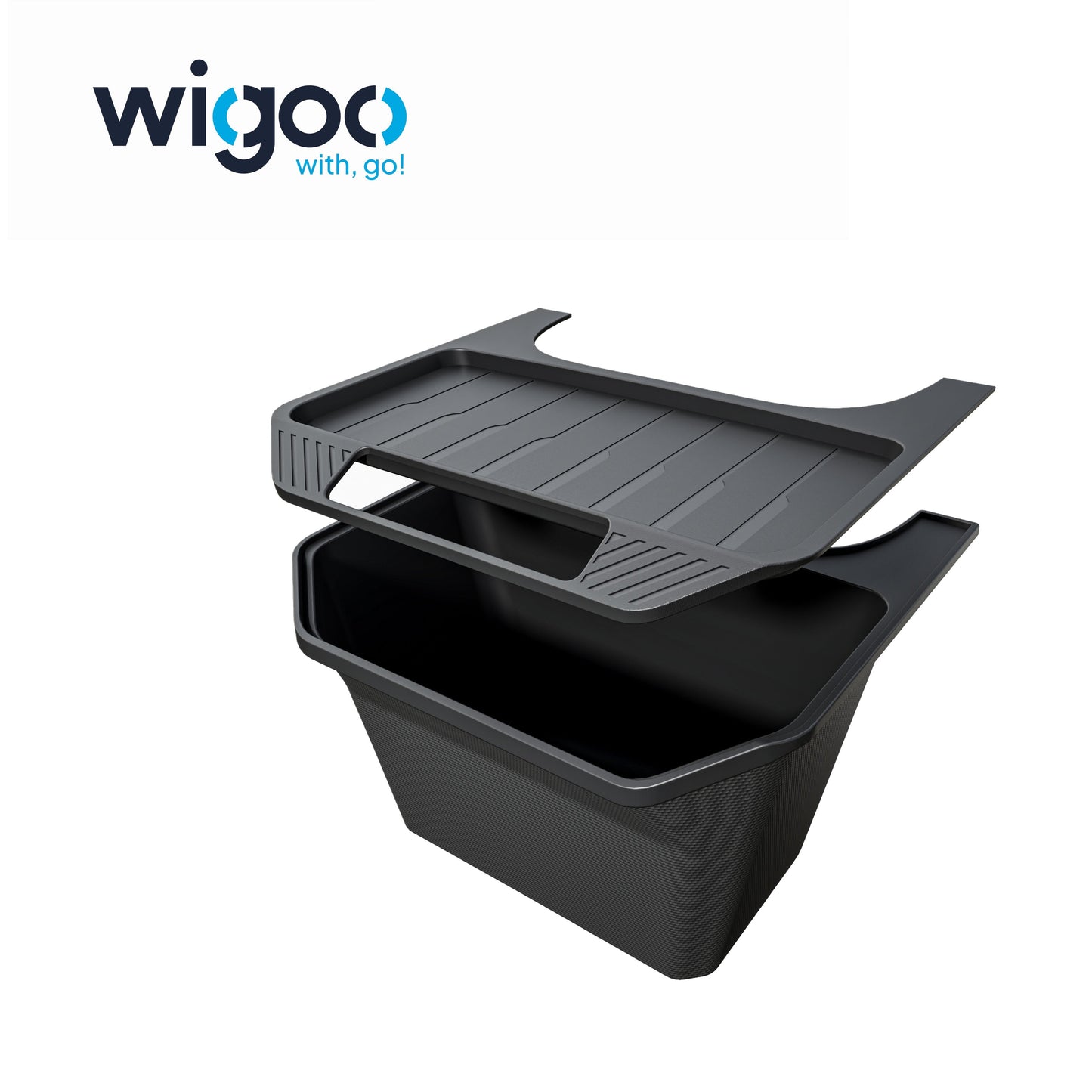 Wigoo Rear Center Console Organizer for Tesla Model Y