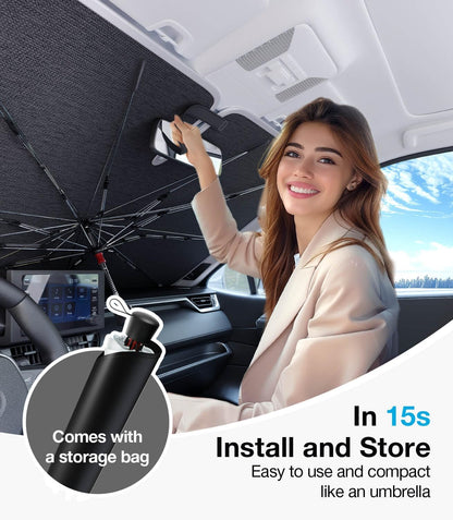 Wigoo Ice-Shield Sun Shade for Car Windshield for All Vehicle