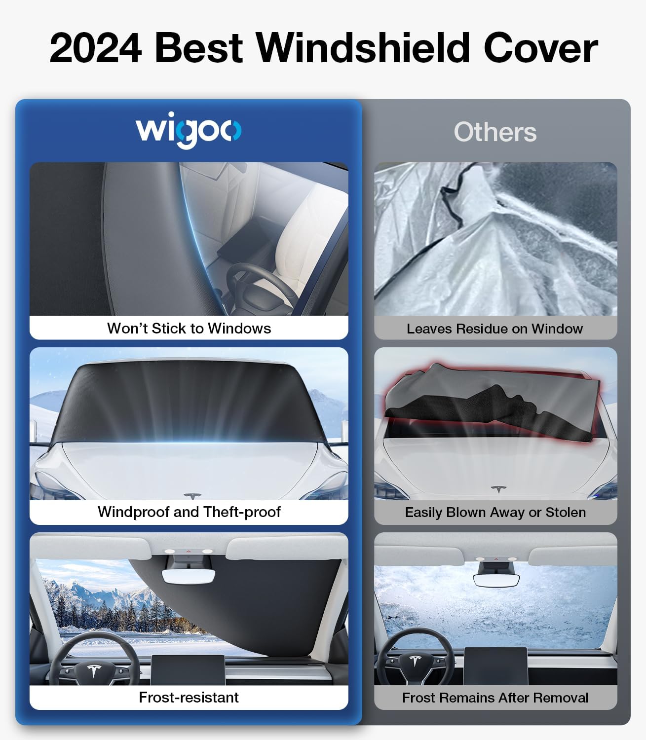 Wigoo Windshield Snow Cover for All vehicle